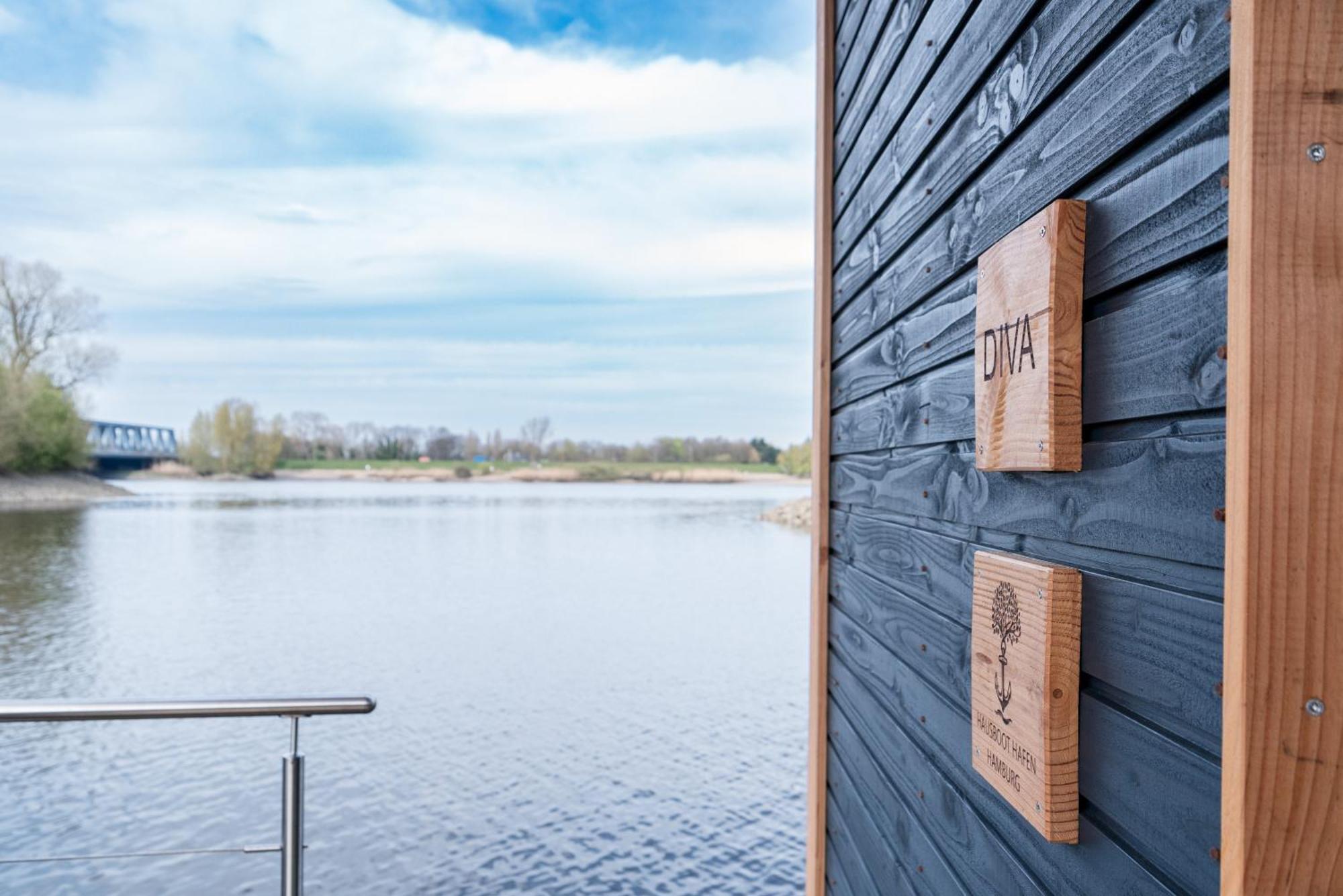 Komfort-Hausboot Diva Mit Kamin Amburgo Esterno foto