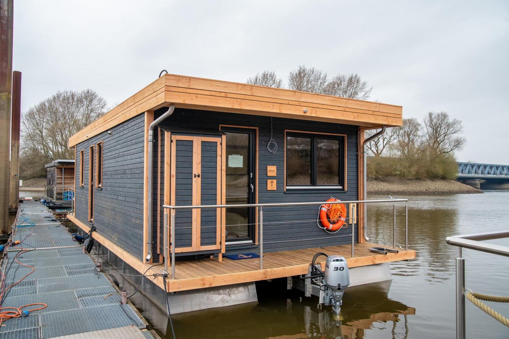 Komfort-Hausboot Diva Mit Kamin Amburgo Esterno foto